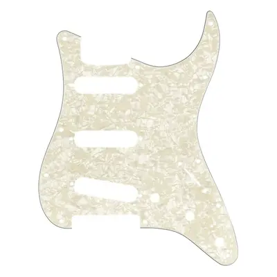 Fender Pickguard Stratocaster, SSS 11-hole, Aged White Pearl 3-ply