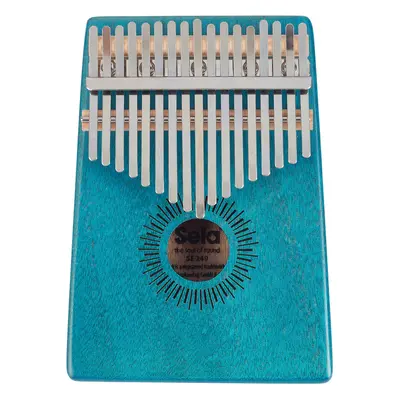 Sela Kalimba Mahogany 17 Blue