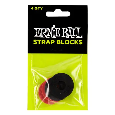 Ernie Ball Strap Blocks Red & Black