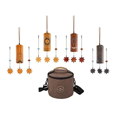 Meinl Sonic Energy 4 pc Cosmic Bamboo Chime Set + Stand