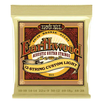 Ernie Ball 2013 Earthwood Custom Light 12-String 80/20 Bronze