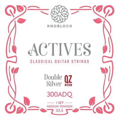 Knobloch ACTIVES Double Silver QZ Nylon Medium Tension 33.5