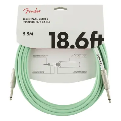 Fender Original Series 18.6' Instrument Cable Surf Green