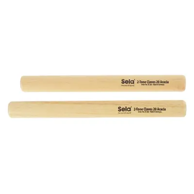 Sela 2-Tone Claves 20 Acacia