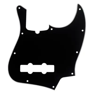 Fender Pickguard, Jazz Bass, 10-Hole Mount (B/W/B), 3-Ply