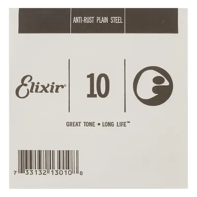 Elixir Anti-Rust Plain Steel Single .010"