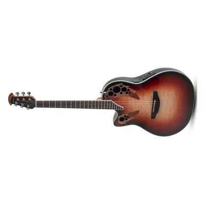 Ovation Celebrity Elite Plus Mid Cutaway Lefthand Ruby Burst