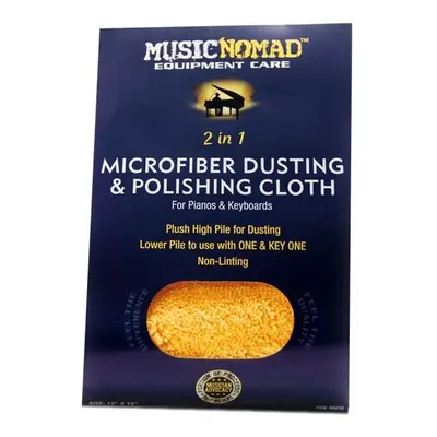 Music Nomad Microfiber Dusting & Polishing Cloth for Pianos & Keyboard