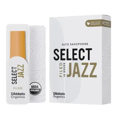 D'Addario Organic Select Jazz Filed Alto Saxophone 3 Medium