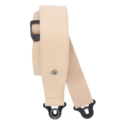 D'Addario Comfort Leather Auto Lock Guitar Strap Tan