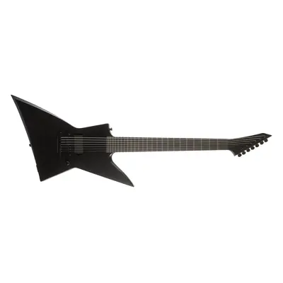 ESP LTD EX-7 Baritone Black Metal Black Satin