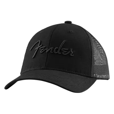 Fender 6 Panel Mesh Back Pick Pocket Hat, Black