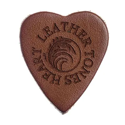 Timber Tones Leather Tones Heart Brown Leather