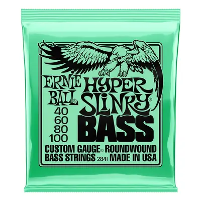 Ernie Ball 2841 Hyper Slinky Nickel Wound Electric Bass 40-100