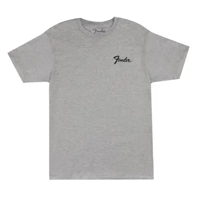 Fender Transition Logo Tee, Athletic Gray, XXL