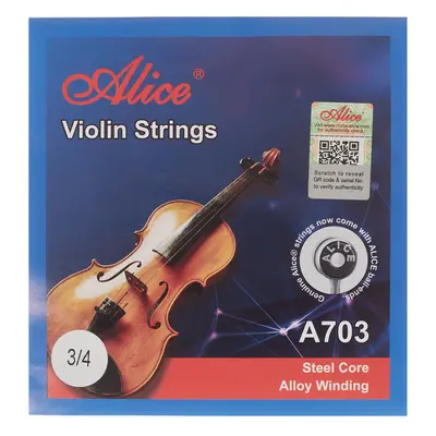 Alice A703 Basic Violin Strings 3/4