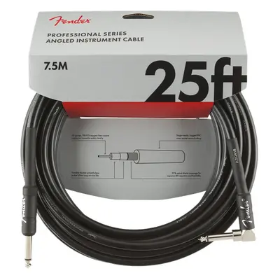 Fender Professional Series 25' Instrument Cable Angled