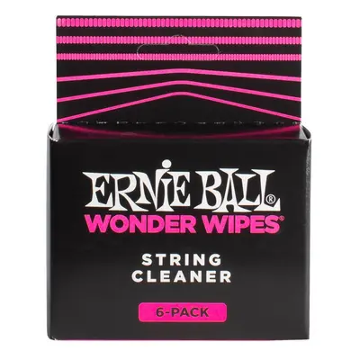 Ernie Ball Wonder Wipes String Cleaner 6-Pack