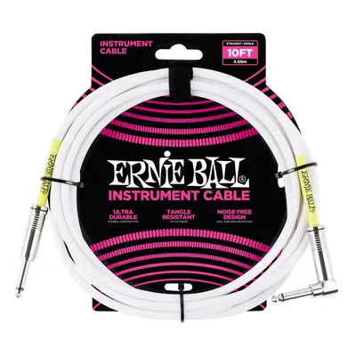 Ernie Ball 10' Classic Cable White