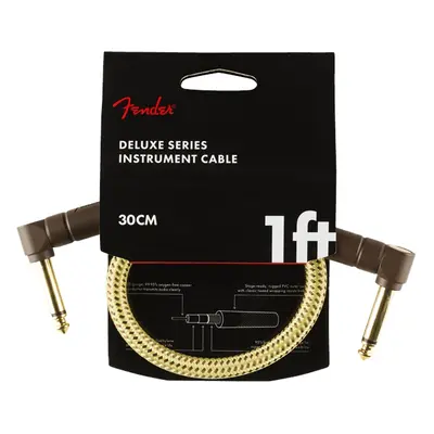 Fender Deluxe Series 1' Instrument Cable Tweed