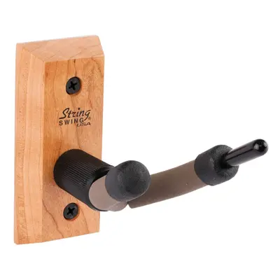 String-Swing Wall Mount Violin Hanger Cherry