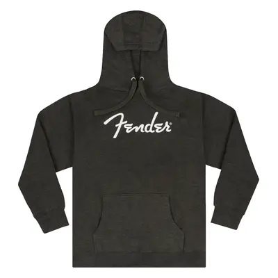 Fender Spaghetti Logo Hoodie, Gray Heather, L