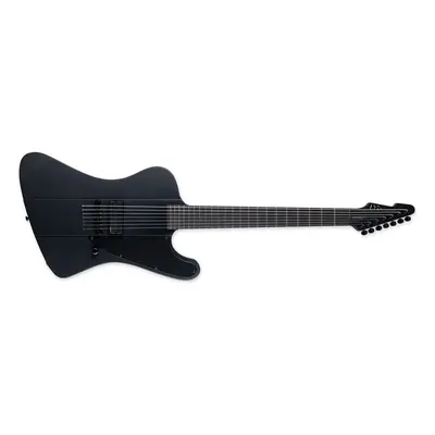 ESP LTD Phoenix-7 Baritone Black Metal Black Satin