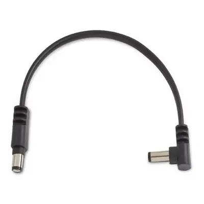 Rockboard Flat Power Cable - Black 15 cm / 5,9 angled/straight