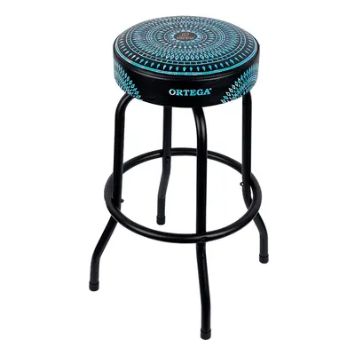 Ortega Bar Stool 30" Blue Kaleidoscope