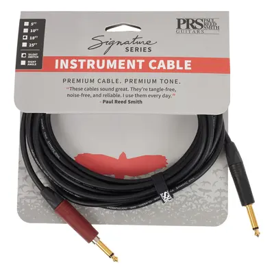 PRS Signature Instrument Cable 18' Straight Silent-Plug