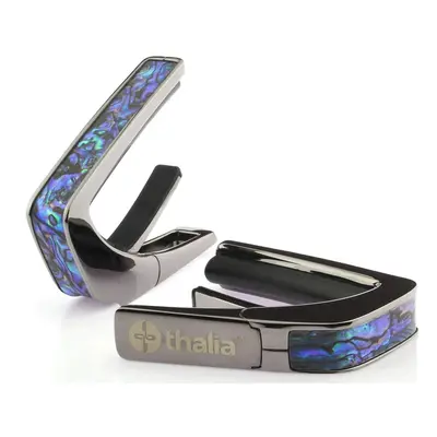 Thalia Shell Collection Blue Abalone Black Chrome