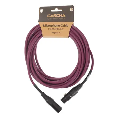 Cascha Standard Line Mic Cable Purple 9m