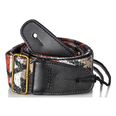 Bespeco Vintage-style Strap Black Pattern Wool/Polyester Metal Buckle