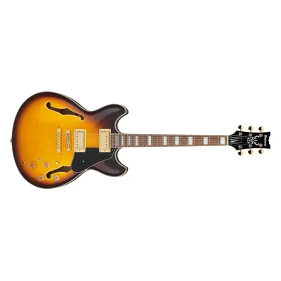 Ibanez John Scofield JSM10EM Two-tone Burst