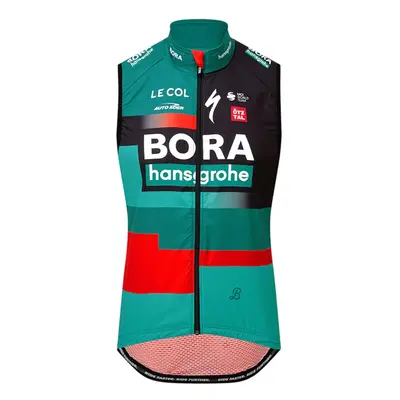 LE COL Kerékpáros mellény - BORA HANSGROHE REPLICA SPORT - fekete/zöld/piros