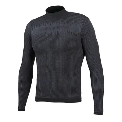 BIOTEX Hosszú ujjú kerékpáros póló - 3D TURTLENECK - fekete