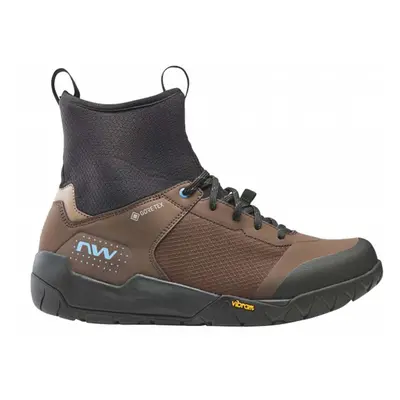 NORTHWAVE Kerékpáros cipő - MULTICROSS MID GTX - fekete/barna