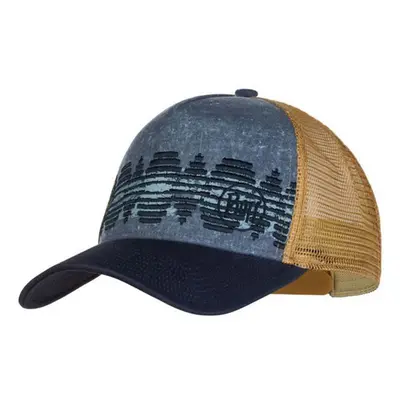 BUFF Kerékpáros sapka - TRUCKER TZOM - sárga/kék