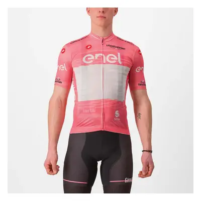 CASTELLI Rövid ujjú kerékpáros mez - GIRO D&#039;ITALIA - rózsaszín