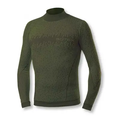 BIOTEX Hosszú ujjú kerékpáros póló - 3D TURTLENECK - zöld