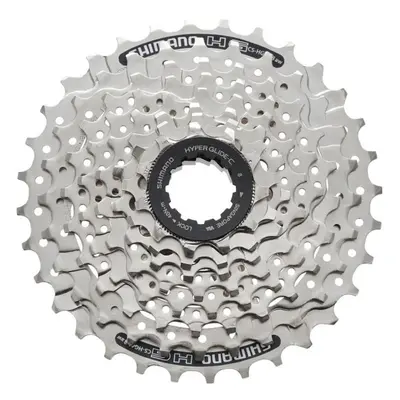 SHIMANO kazetta - CASSETTE HG41 11-30 - ezüst