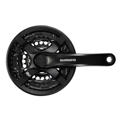 SHIMANO hajtókarok és átalakítók - TOURNEY TY501 170mm 48/38/28 - fekete