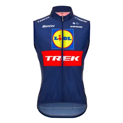 SANTINI Kerékpáros mellény - LIDL TREK - kék/sárga/piros