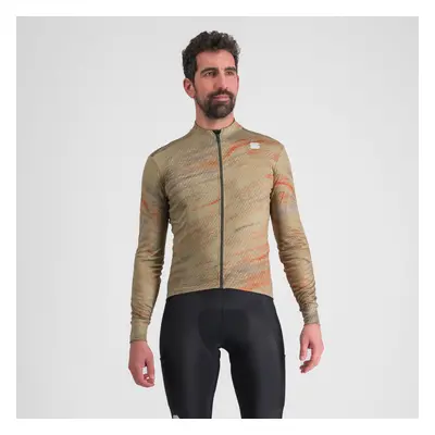 SPORTFUL Hosszú ujjú kerékpáros mez - CLIFF SUPERGIARA THERMAL - bézs