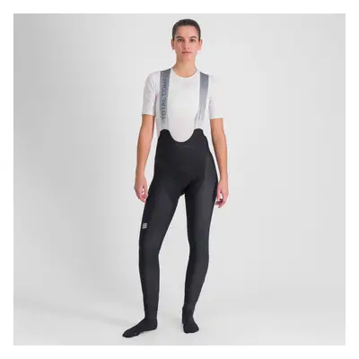 SPORTFUL Hosszú kerékpáros nadrág kantárral - TOTAL COMFORT - fekete