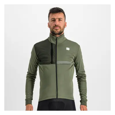 SPORTFUL Kerékpáros dzseki béléssel - GIARA SOFTSHELL - zöld