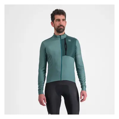 SPORTFUL Hosszú ujjú kerékpáros mez - SUPERGIARA THERMAL - zöld