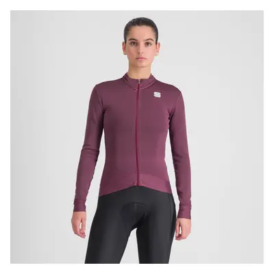 SPORTFUL Hosszú ujjú kerékpáros mez - MONOCROM THERMAL - lila