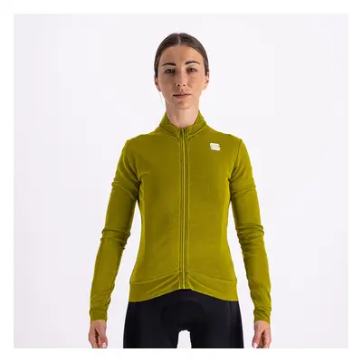 SPORTFUL Hosszú ujjú kerékpáros mez - MONOCROM THERMAL - sárga