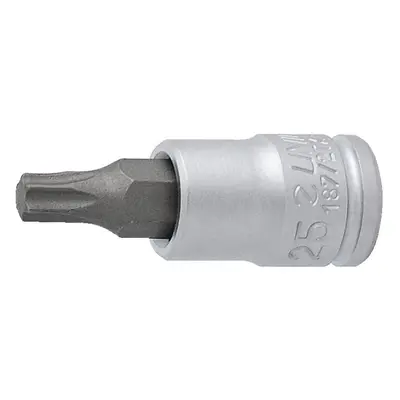 UNIOR fej - TORX 1/4", TX - ezüst